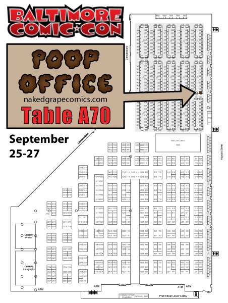 Poop Office @ Table A70