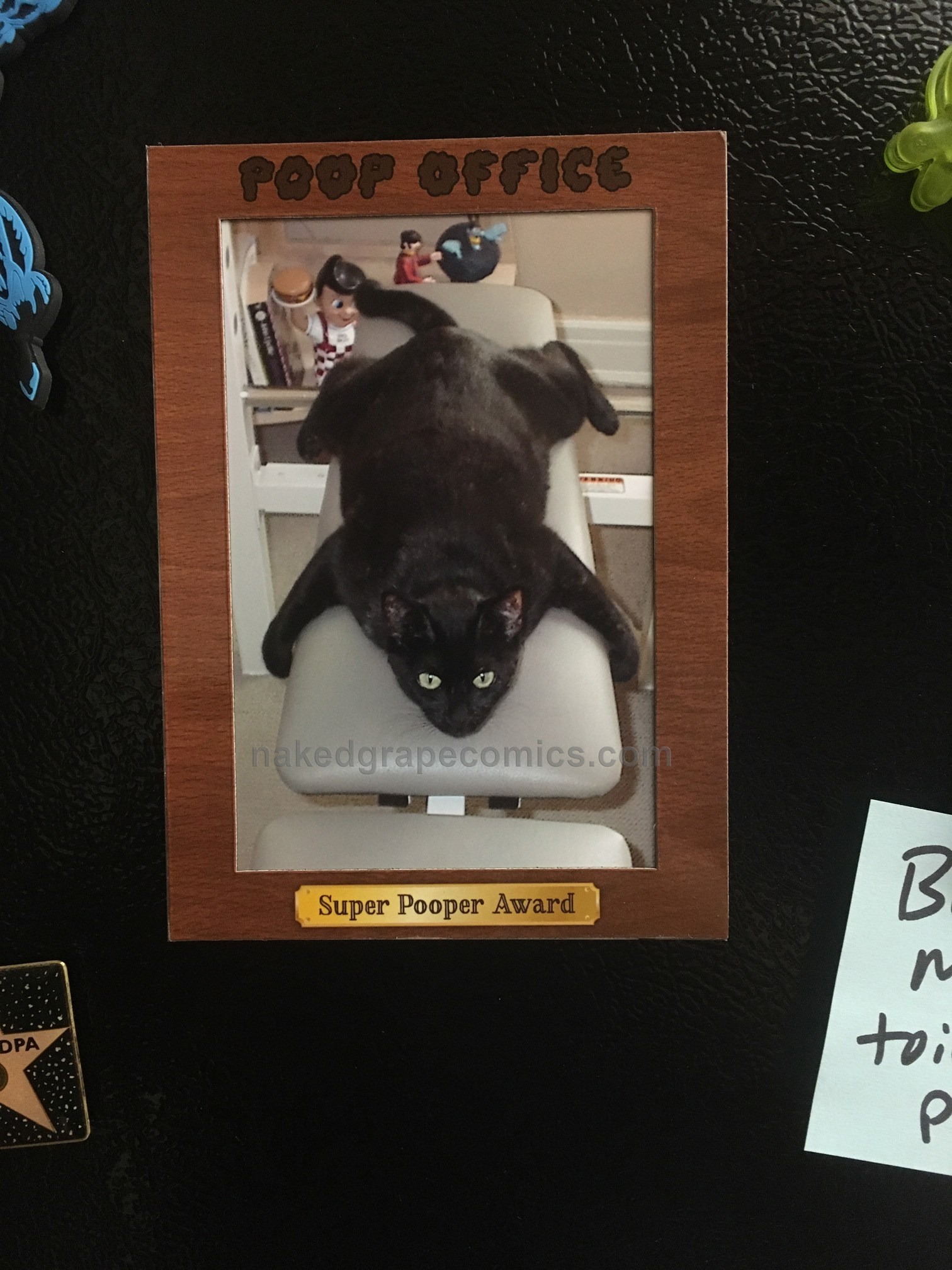 Super Pooper Award - Magnetic Photo Frame