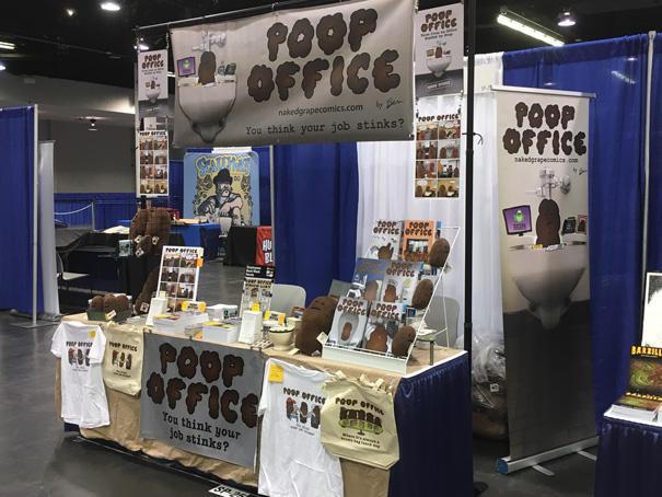 WonderCon Anaheim 2019 Poop Office table